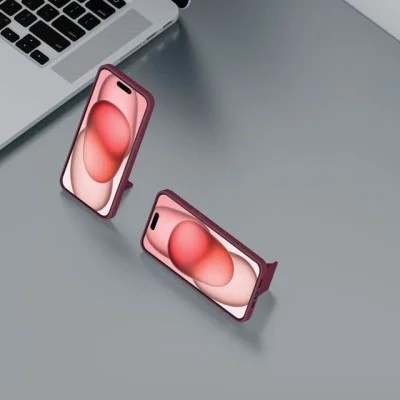 كفر ايفون 15 بريميوم اي جريب من سمارتكس - لون أحمر
